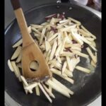 【さつまいも】　さつまいものバターきんぴら　やみつきレシピ　さつまいも簡単レシピ