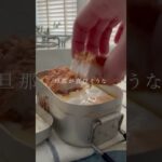 旦那に煽られた日 #とじないカツ丼 #作ってみた #日常vlog #メスティンレシピ