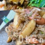 【お弁当作り】いもウインナー!!!  potato vienna sausage!!!