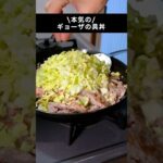 【こういうので良い】あえて餃子にしない本気の丼のレシピ #shorts