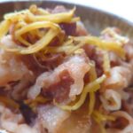 お弁当のおかずに最適【豚のしょうが煮】