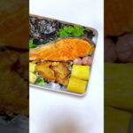 【簡単弁当】のり鮭弁当！ #お弁当 #弁当 #簡単レシピ #簡単料理 #お弁当おかず #簡単おかず #ディズニー #イラスト