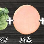 春キャベツの簡単レシピ!春キャベツとハムのめんつゆマヨサラダ!お手軽美味しいおかずの作り方/春キャベツレシピ/ハムレシピ/作り置きおかず/お弁当おかず【あさごはんチャンネル】