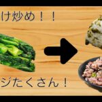 【副菜レシピ】コンビニの味再現！高菜漬け炒め作ってみた。