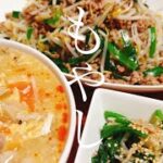 【節約レシピ】副菜･スープ･メインまで すべて【もやし】を使った晩御飯。