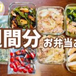 【早い安い美味い】台所に居る時間43分でお弁当おかず8品作り置き！【作り置き実況：89】