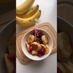 海外でバズってたバナナミニパンケーキ #レシピ #cooking #スイーツ　#shorts