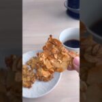 【オートミールスイーツ】激うま！少ない材料でパリパリおやつ #ダイエットレシピ #オートミール #ヘルシースイーツ