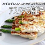 【旬野菜レシピ】アスパラの棒餃子(23.05.12)