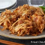 鶏ごぼう唐揚げの作り方☆カリッと香ばしい！お肉も柔らかくてジューシーな仕上がりに♪ごぼうがサクサクやみつき唐揚げ！お弁当にも♪-Fried Chicken Burdock-【料理研究家ゆかり】