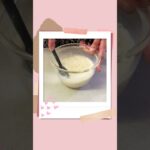 【簡単スイーツ】オートミールを美味しく食べるレシピ！混ぜて冷やすだけ！オートミールプディング🥣　easy! delicious oatmeal pudding #shorts