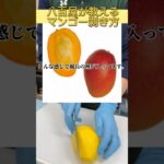 【マンゴーの切り方】八百屋直伝！ #八百屋 #野菜 #果物 #かき氷 #shorts #レシピ #簡単 #ビジネス