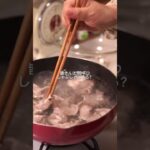 ガッツリ食べてね♪ネギだくしゃぶしゃぶ丼#しゃぶしゃぶ #豚肉レシピ #丼物