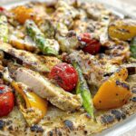 ほりにしチキンとグリル野菜のピッツァ 【ほりにしレシピ】【ピッツァレシピ】【ほりにし】フライパンで焼けるピッツァのレシピをご紹介🍕