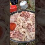 【山ごはんレシピ】山頂で漬け牛丼!! #登山 #山ごはん #キャンプ飯 #簡単 #料理