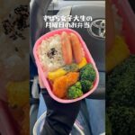 月曜日のお弁当~。今日も1人で食べたよ☺️ #vlog #ずぼら飯 #お弁当 #ひとりごはん #自炊 #簡単レシピ #毎日弁当 #ぼっち弁当#冷凍食品