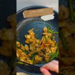 5分で完成！にんにくの芽の絶品スタミナ丼♪Garlic sprouts and pork rice bowl#shorts