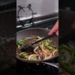 【野菜たっぷり】なすとピーマンの和風パスタの作り方 [パスタレシピはBINANPASTA] #shorts