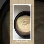 桃のケーキ🍰🍑#お菓子作り #ケーキ#簡単レシピ#スイーツ#cooking #おすすめ