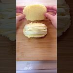 チーズ蒸しケーキをホットサンドアレンジ#shorts #レシピ #チーズケーキ #スイーツ #簡単レシピ