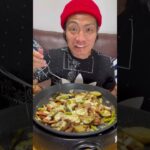 【旬野菜レシピ】ナスとアスパラのジャーマンポテト