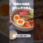 韓国水冷麺風冷やだしそうめん