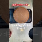 ②【スポンジケーキ🍰♪】#かんたんレシピ #おやつタイム #スポンジケーキ#ケーキのレシピ #ケーキミックス#ケーキ#日清おうちスイーツ#国産小麦粉