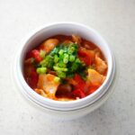 【お弁当レシピ】豚トマト丼　保温ランチボックス