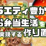 【脱マンネリ弁当】1週間乗り切るお弁当おかずをサクサク作り置き！【作り置き実況：100】