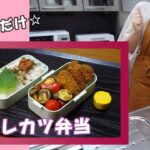 【お弁当動画*242】2品作るだけ☆ヒレカツ弁当🐖/ズッキーニとパプリカとしめじのコンソメ炒め《obento》チャプターリスト🕒レシピあります📄二段弁当箱🍱