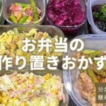 【お弁当作り置き⑩】前回のお弁当の作り置き7品🍆概要欄にも簡単レシピ付き/常備菜/旦那弁当