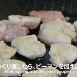 【お弁当作り】鶏むね肉とピーマンのシソ塩昆布炒め弁当bento＃902