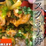 【暑さに負けない!】俺流最強のスタミナ丼の作り方。※解説あり