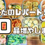 【副菜たっぷり】お弁当・晩御飯に使えるおかず10品まとめて作り置き！【作り置き実況：106】