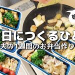 【1週間のお弁当作り】お弁当日記vlog #29｜1週間のお弁当｜前日に作る弁当｜手抜き｜作り置き｜簡単レシピ｜冷凍食品｜主婦2年生
