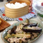 【お弁当作り】ネギ塩ダレで食欲上がる!豚こま肉と茄子のねぎ塩弁当bento#907