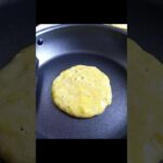 卵とバナナだけ！パンケーキ作り方！ #shorts