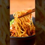 【思わず火を吹きました】炎の激辛チーズ麺の作り方 #shorts