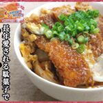 駄菓子アレンジレシピ!ビッグカツ使って簡単カツ丼!