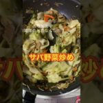 さば野菜炒め #ズボラ #ズボラ料理 #ズボラ飯 #料理 #時短 #さばみそ #サバ缶 #サバ缶レシピ #キャベツ #キャベツレシピ #かんたんレシピ #簡単