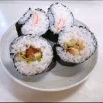 簡単お弁当/おかず巻/部活めし/チキンかつ巻/中太巻き