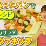 【暮らしにやさしい夏レシピ】パンツァネッラ(パンと野菜のボリュームサラダ)【からだに地球に、いいこと】