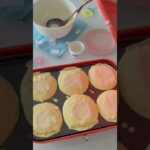 【レシピ】ホットケーキミックスで10円パン🌝 #shorts