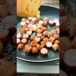 悪魔がささやく！背徳感あふれる 悪魔のソーセージ丼#shorts