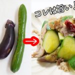 【時短メインおかず】なすときゅうりの炒め物・調味料一つで炒めるだけでバッチリ味が決まる! おかずにおつまみに!