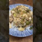 豆腐と豚肉の旨煮丼　#料理初心者 #自炊 #ひとり暮らし #料理　#簡単レシピ  #素人　#豆腐　#豚肉