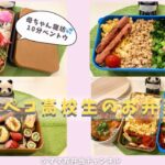 【お弁当作り】夫と息子の大盛り弁当♪お安い食材を使って毎日違うおかずづくり/寝坊したら１０分ベントウ