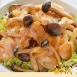 ［子どもが喜ぶ！お茶碗丼］きのこでボリューム&うま味アップ！まろやかな甘みとコクのある味わいでごはんがすすむ【豚肉としめじのしょうが焼き丼】