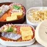 ㊝可愛いプーさんのお弁当箱に簡単おかずでお弁当作り