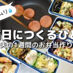 【1週間のお弁当作り】お弁当日記vlog #33｜1週間のお弁当｜前日に作る弁当｜手抜き｜作り置き｜簡単レシピ｜冷凍食品｜主婦2年生